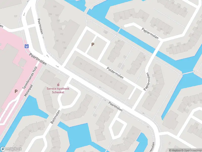 Ambulance met grote spoed naar de Poortmolen in Capelle aan den IJssel