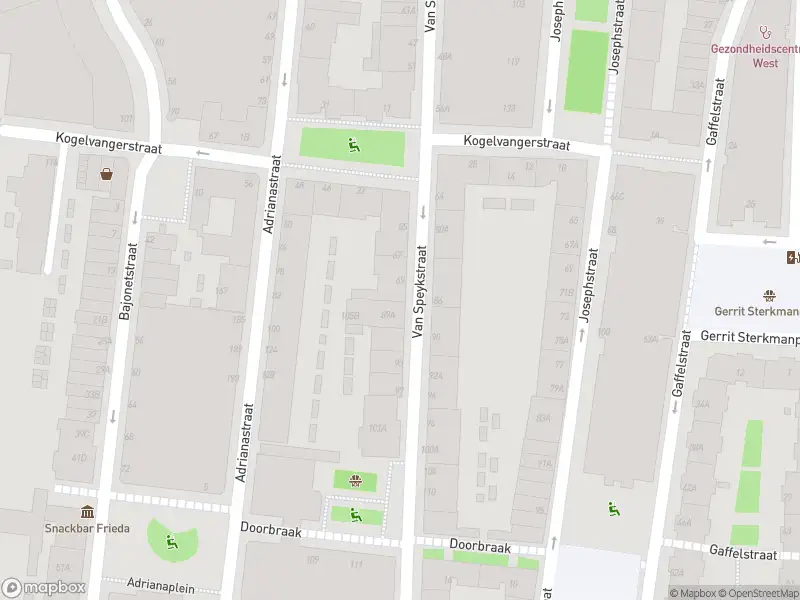 Besteld ambulance vervoer naar de Van Speykstraat in Rotterdam