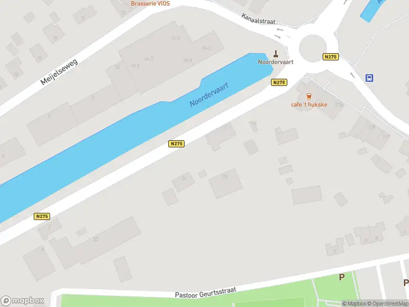 Brandweer met gepaste spoed naar de Noordervaart in Beringe vanwege stormschade
