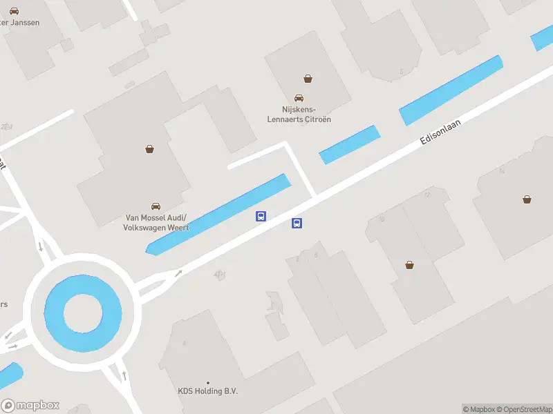 112 melding Brandweer met grote spoed naar de Edisonlaan in Weert vanwege voertuigbrand