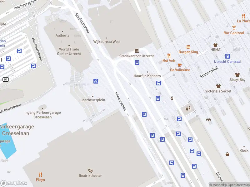 Brandweer met gepaste spoed naar de Jaarbeursplein in Utrecht