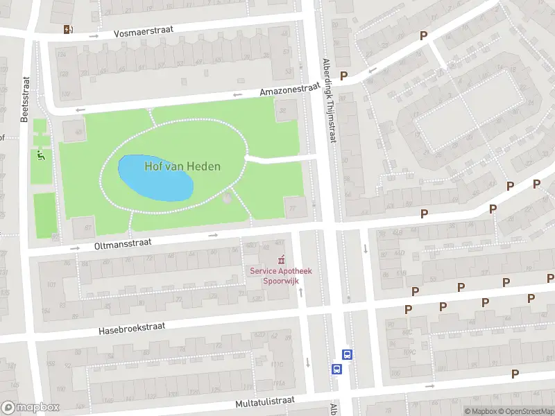 Politie met grote spoed naar de Alberdingk Thijmstraat in 's-Gravenhage vanwege ongeval met letsel
