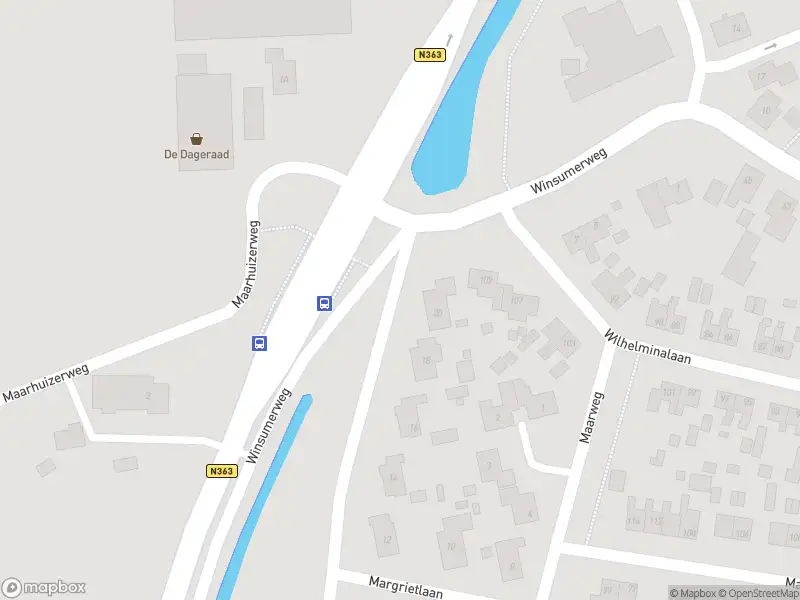 Politie met grote spoed naar de Winsumerweg in Baflo vanwege personen te water