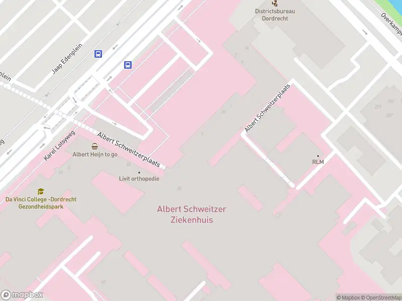 Besteld ambulance vervoer naar de Albert Schweitzerplaats in Dordrecht