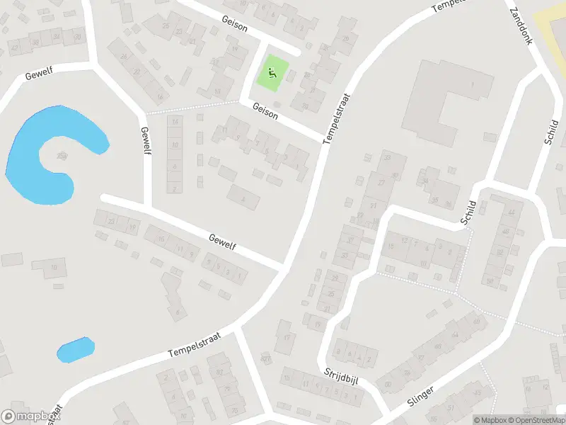 Brandweer met gepaste spoed naar de Tempelstraat in Beuningen vanwege stormschade