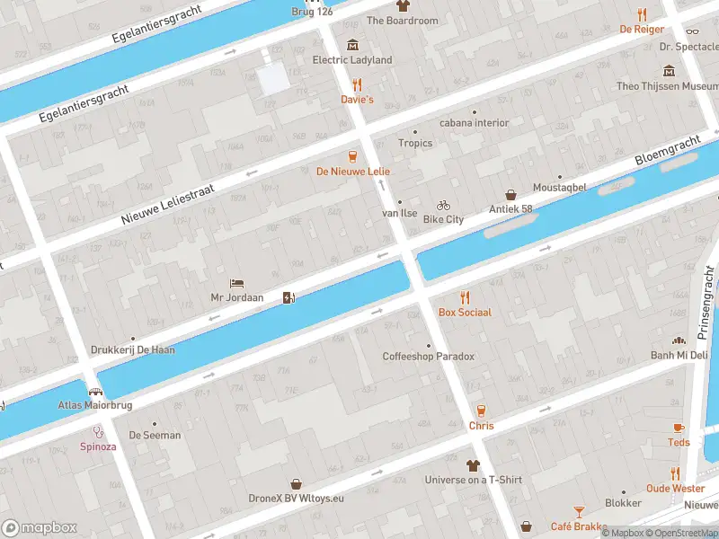 Ambulance met grote spoed naar de Bloemgracht in Amsterdam