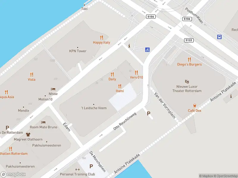 Politie naar de Prinsendam in Rotterdam vanwege ongeval met letsel