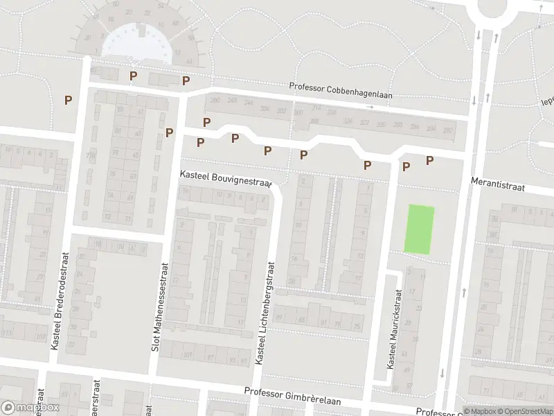 Brandweer met gepaste spoed naar de Kasteel Lichtenbergstraat in Tilburg vanwege dier(en) in nood