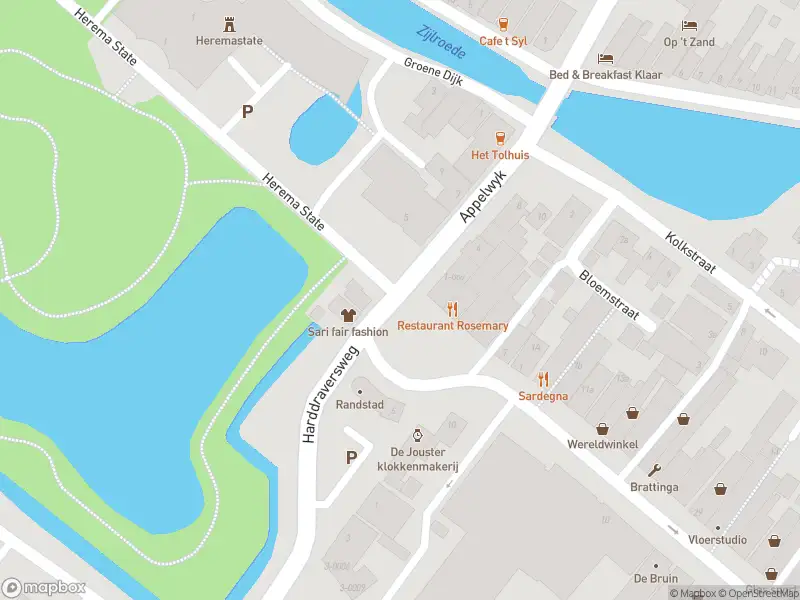 Brandweer met grote spoed naar de Douwe Egberts Plein in Joure vanwege personen te water