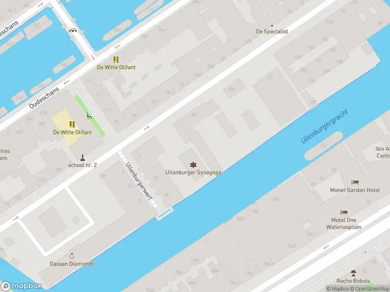 Ambulance met gepaste spoed naar de Nieuwe Uilenburgerstraat in Amsterdam