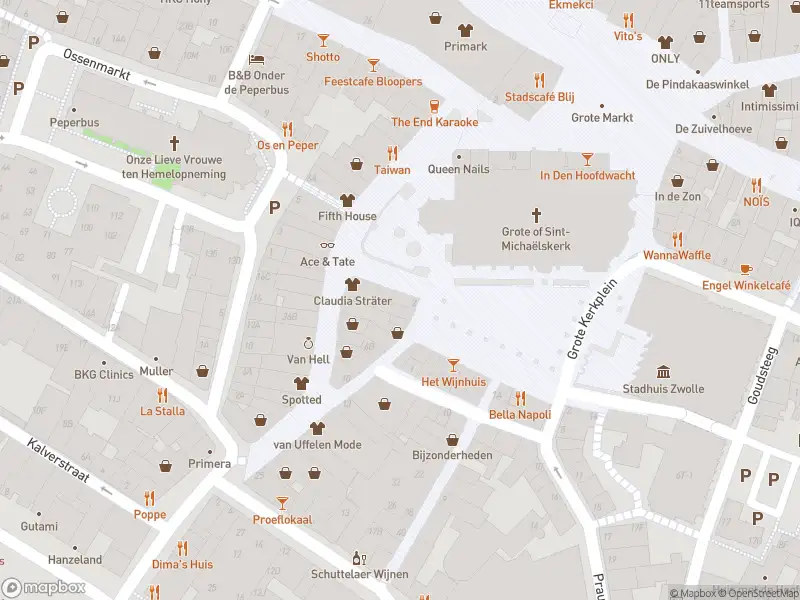 Politie naar de Grote Kerkplein in Zwolle