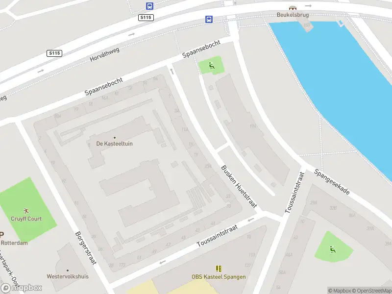 Ambulance met grote spoed naar de Borgerstraat in Rotterdam