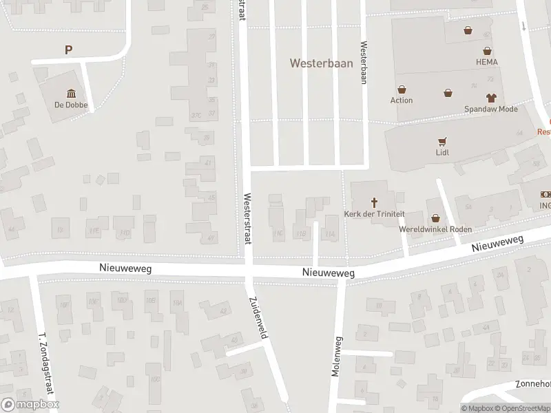 Brandweer naar de Westerstraat in Roden vanwege afgaan automatisch brandalarm