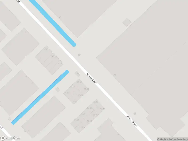 Politie naar de Aresstraat in Tilburg