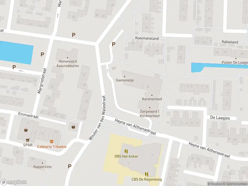 Ambulance met grote spoed naar de Wouter van den Walestraat in Heinenoord