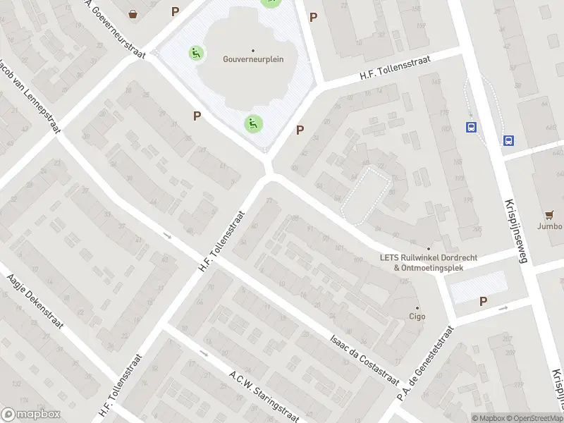 Overlastmelding J.J.A. Goeverneurstraat in Dordrecht