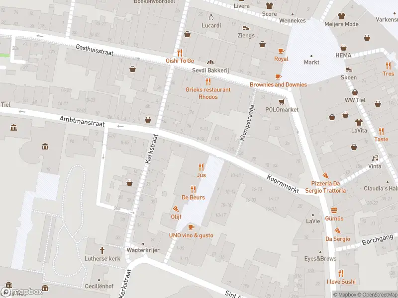 Brandweer met gepaste spoed naar de Koornmarkt in Tiel