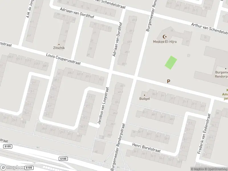 Ambulance met gepaste spoed naar de Menno ter Braakstraat in Amsterdam