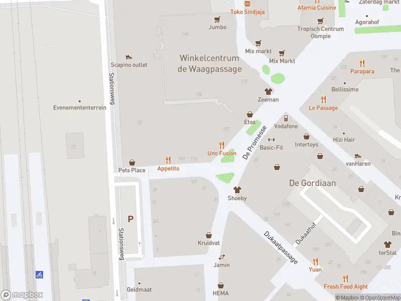 Overlastmelding Dukaatpassage in Lelystad