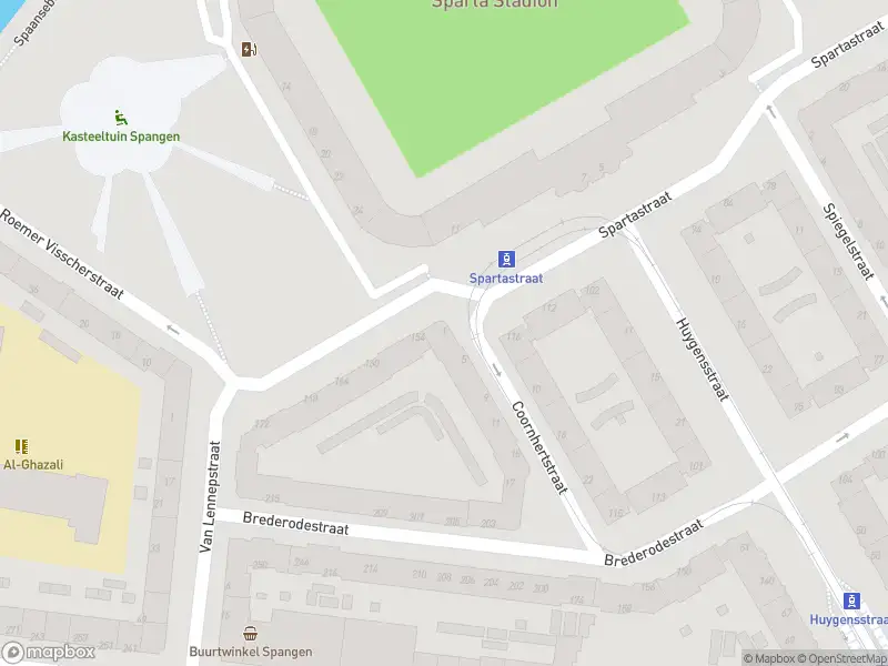 Ambulance met grote spoed naar de Coornhertstraat in Rotterdam