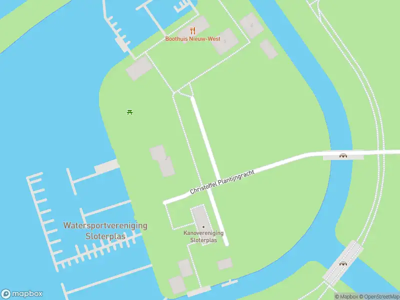 Ambulance met grote spoed naar de Christoffel Plantijngracht in Amsterdam