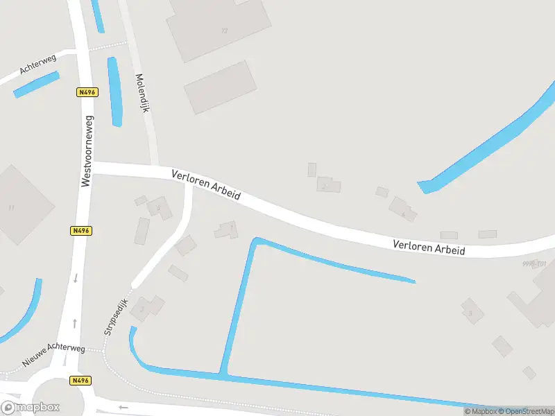 Politie naar de Verloren Arbeid in Rockanje vanwege ongeval met letsel