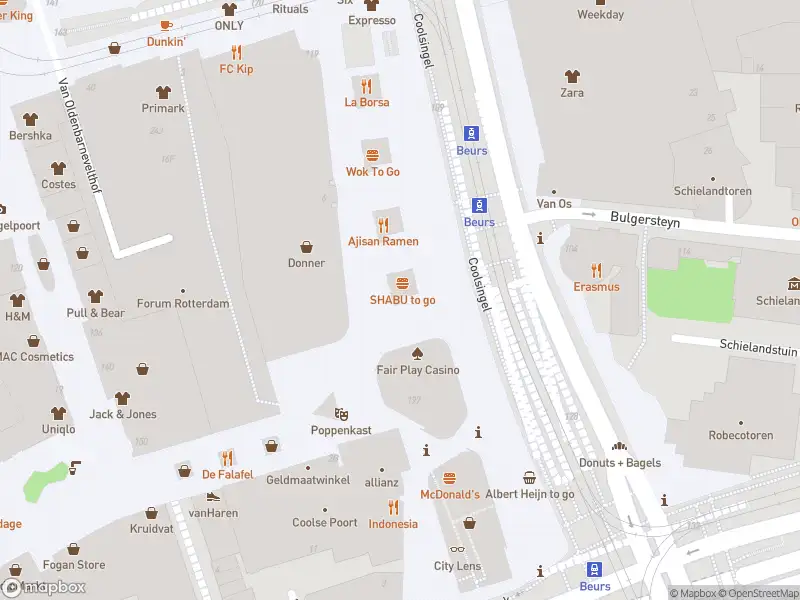 112 melding Ambulance met grote spoed naar de Coolsingel in Rotterdam