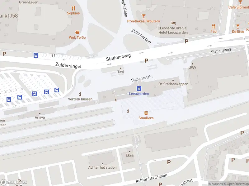 Politie met normale urgentie naar de Stationsplein in Leeuwarden