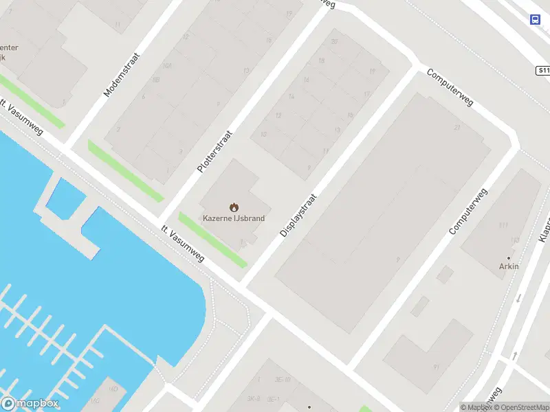 Brandweer met grote spoed naar de Displaystraat in Amsterdam vanwege brand