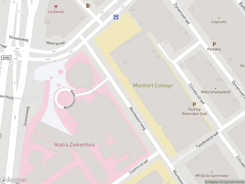 Besteld ambulance vervoer naar de Montessoriweg in Rotterdam