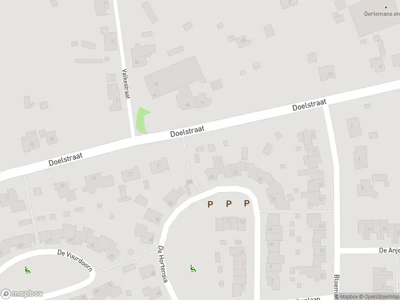 Brandweer met grote spoed naar de Doelstraat in Hoogerheide vanwege een buitenbrand