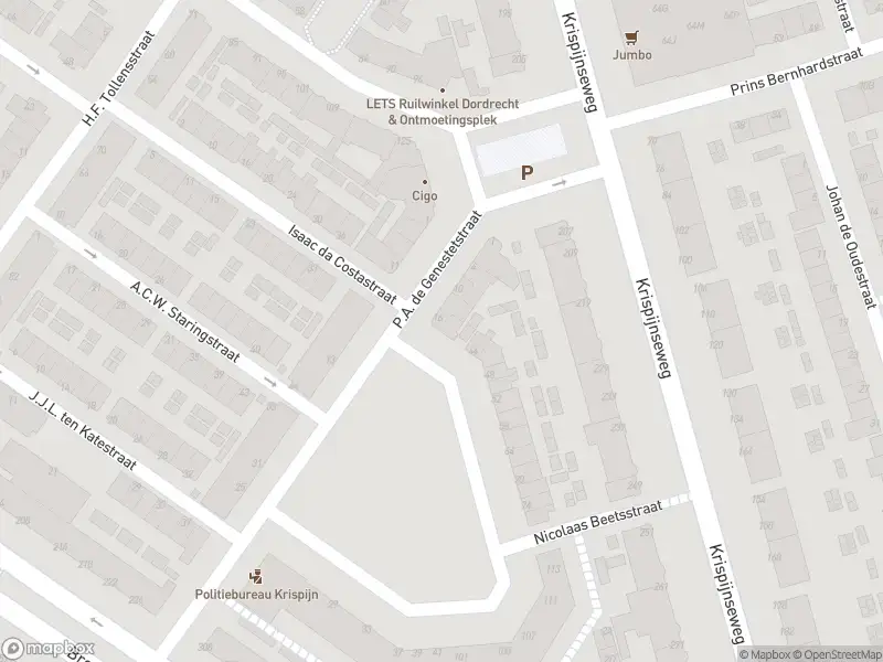 Besteld ambulance vervoer naar de Isaac da Costastraat in Dordrecht