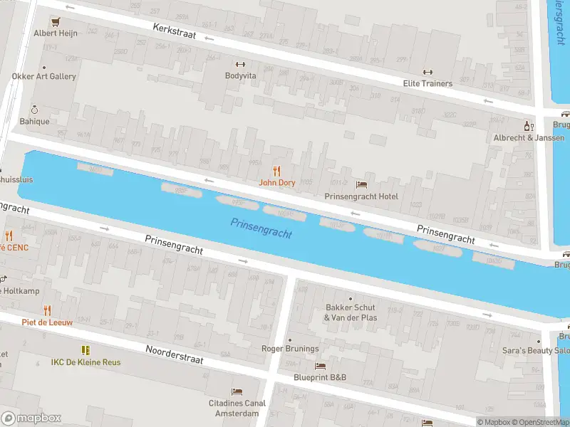 Besteld ambulance vervoer naar de Prinsengracht in Amsterdam