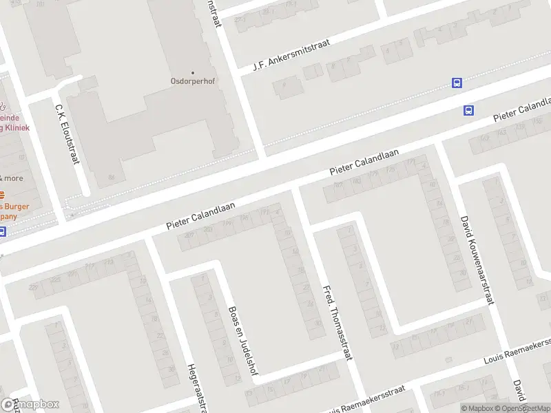 Brandweer met gepaste spoed naar de Fred. Thomasstraat in Amsterdam