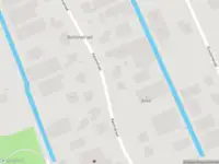 Politie naar de Kelvinstraat in Dedemsvaart vanwege aanrijding met letsel