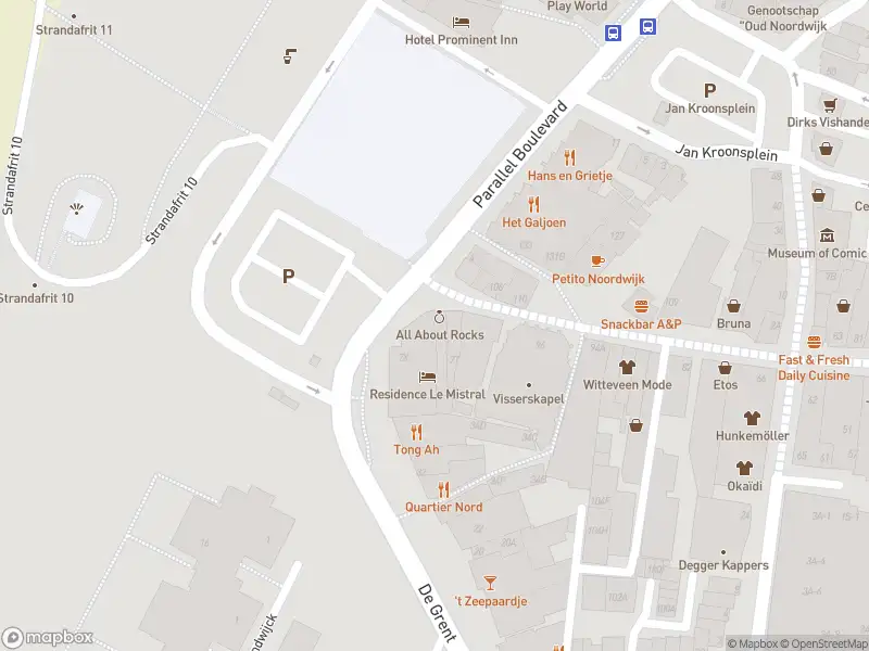 Ambulance met gepaste spoed naar de Palaceplein in Noordwijk