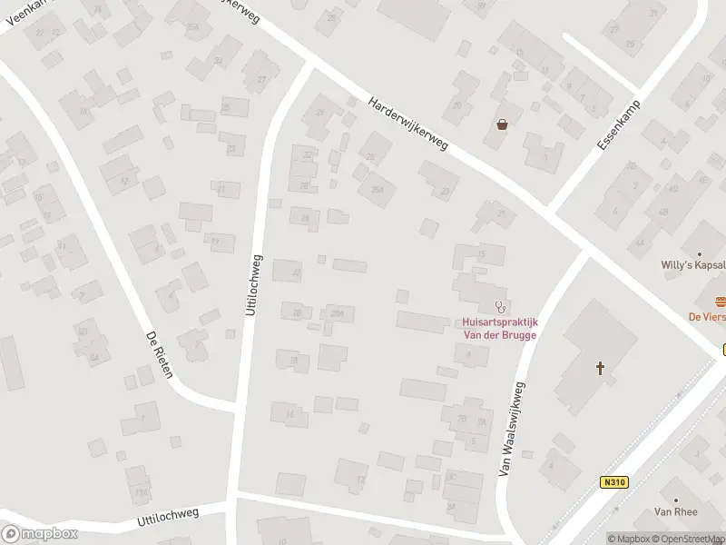 Politie naar de Garderenseweg in Uddel vanwege aanrijding met letsel