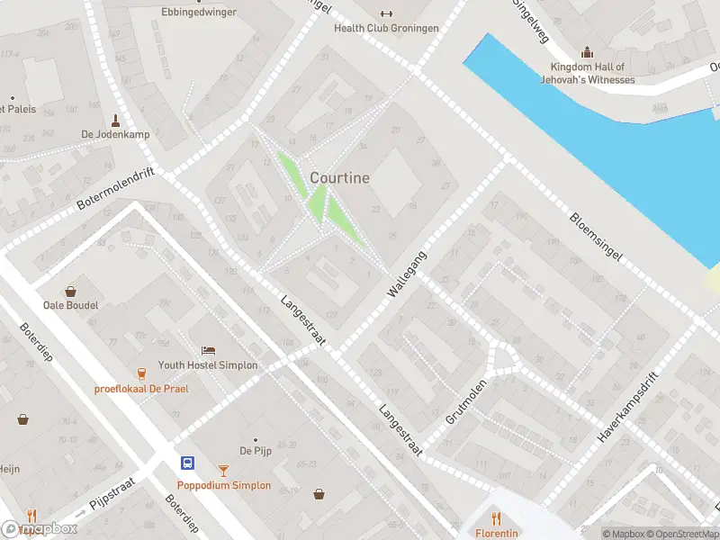 Brandweer met grote spoed naar de Courtine in Groningen vanwege afgaan automatisch brandalarm