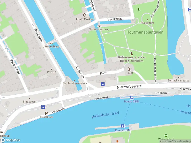 Brandweer met gepaste spoed naar de Punt in Gouda vanwege afgaan automatisch brandalarm