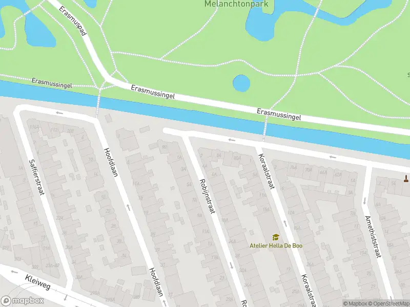 Ambulance met grote spoed naar de Erasmussingel in Rotterdam