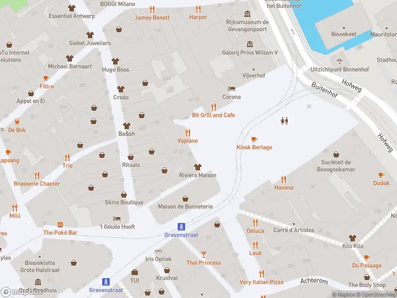 Brandweer met grote spoed naar de Spui in 's-Gravenhage vanwege afgaan automatisch brandalarm