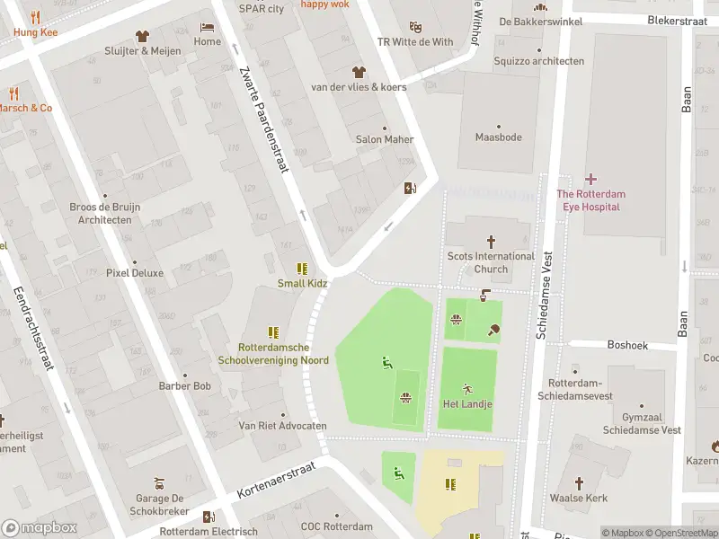 Ambulance met gepaste spoed naar de Coolsingel in Rotterdam