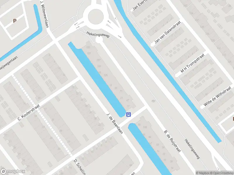 Ambulance met grote spoed naar de B. de Roijstraat in Spijkenisse