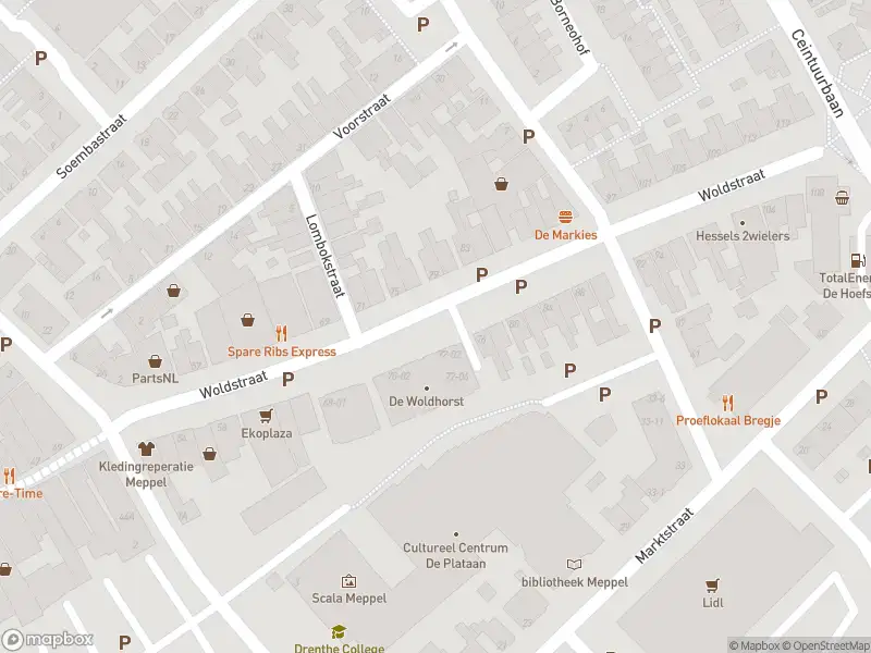 Brandweer naar de Marktstraat in Meppel vanwege gebouwbrand