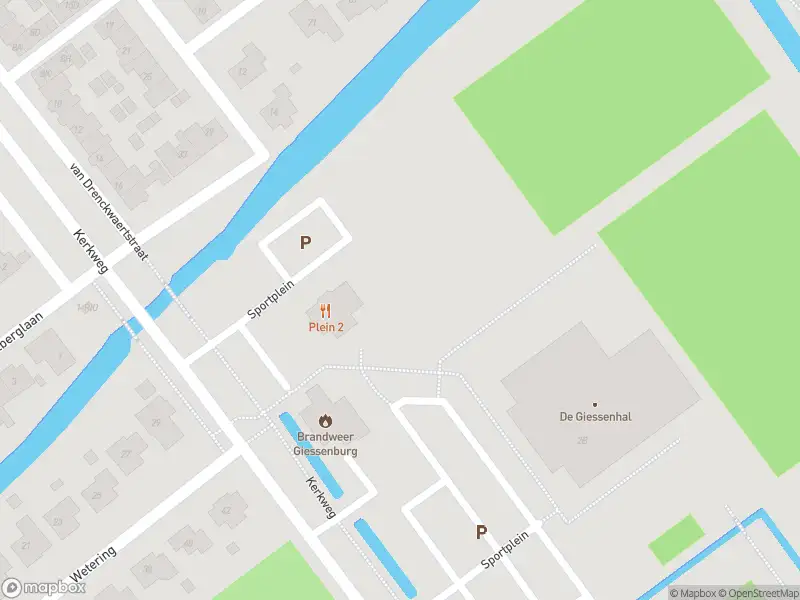 Brandweer met normale urgentie naar de Sportplein in Giessenburg