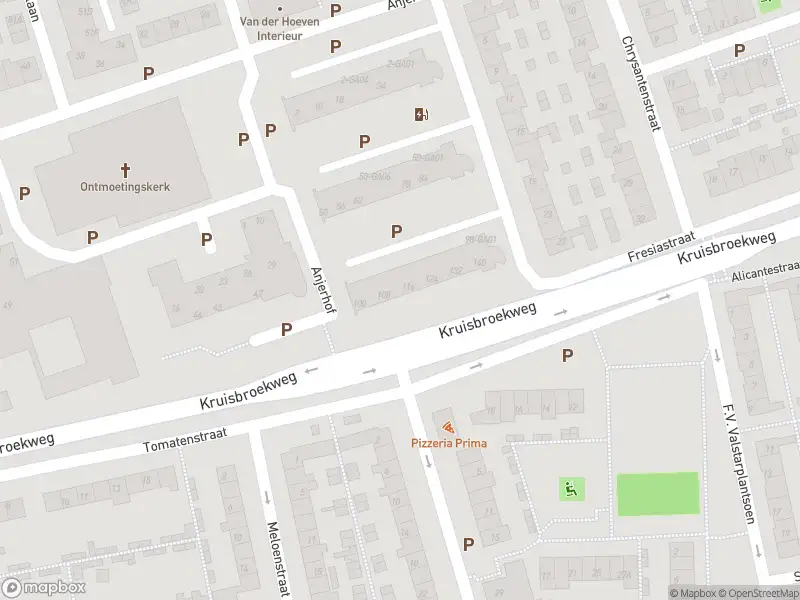 Ambulance met gepaste spoed naar de Kruisbroekweg in Naaldwijk