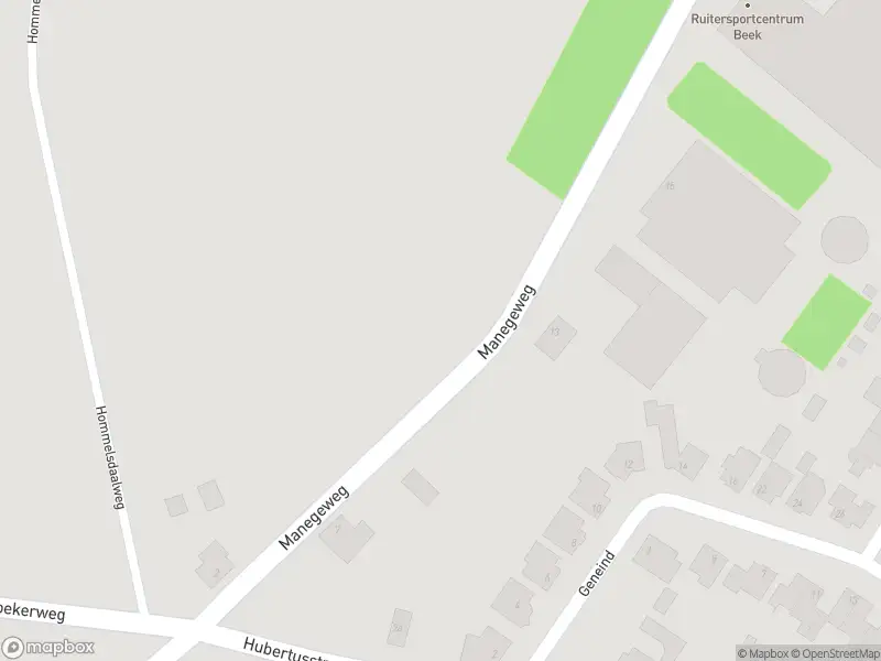 Politie naar de Manegeweg in Beek vanwege aanrijding met letsel