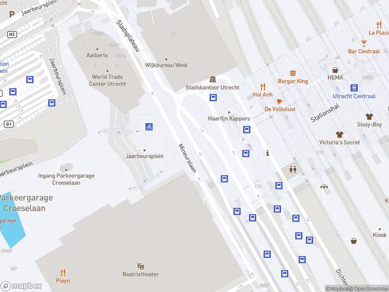Brandweer met grote spoed naar de Jaarbeursplein in Utrecht
