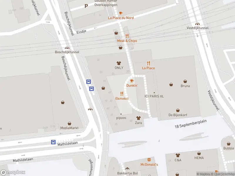 Brandweer met grote spoed naar de Piazza in Eindhoven vanwege stankoverlast