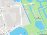 Brandweer met grote spoed naar de Oudelandseweg in Woerden vanwege gebouwbrand